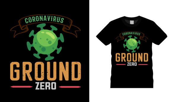 Corona Virus Ground Zero T Shirt Design