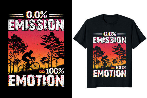 Emission and Emotion Bicycle T-shirt