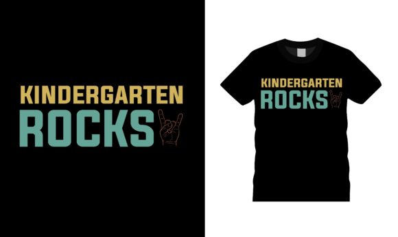 Kindergarten Rocks T-shirt Design